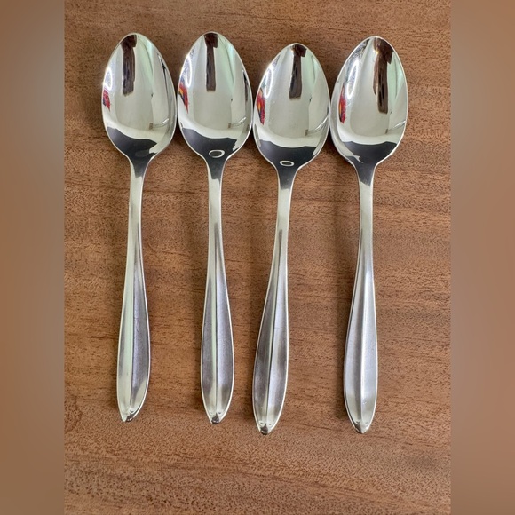 Vintage Haddon Hall 18/8 Germany Set of 4 Demitasse Stainless Spoons - Picture 1 of 5